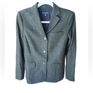 Brooks Brothers Wool Blend Three Button Jacket Sz 4